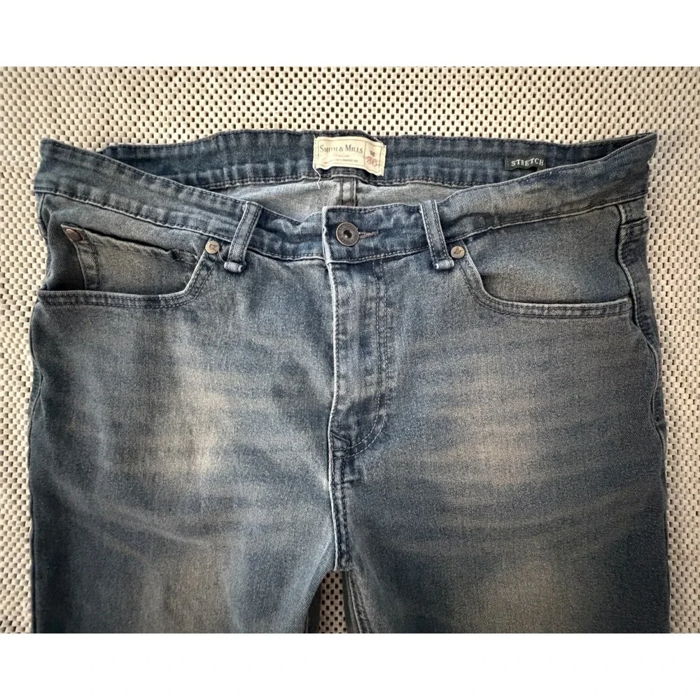 Smith & Mills Jeans Men Size 36 Stretch Straight Slim Leg 27